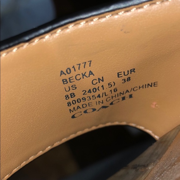 Coach Becka Platform Wedge Sandals - Picture 5 of 5